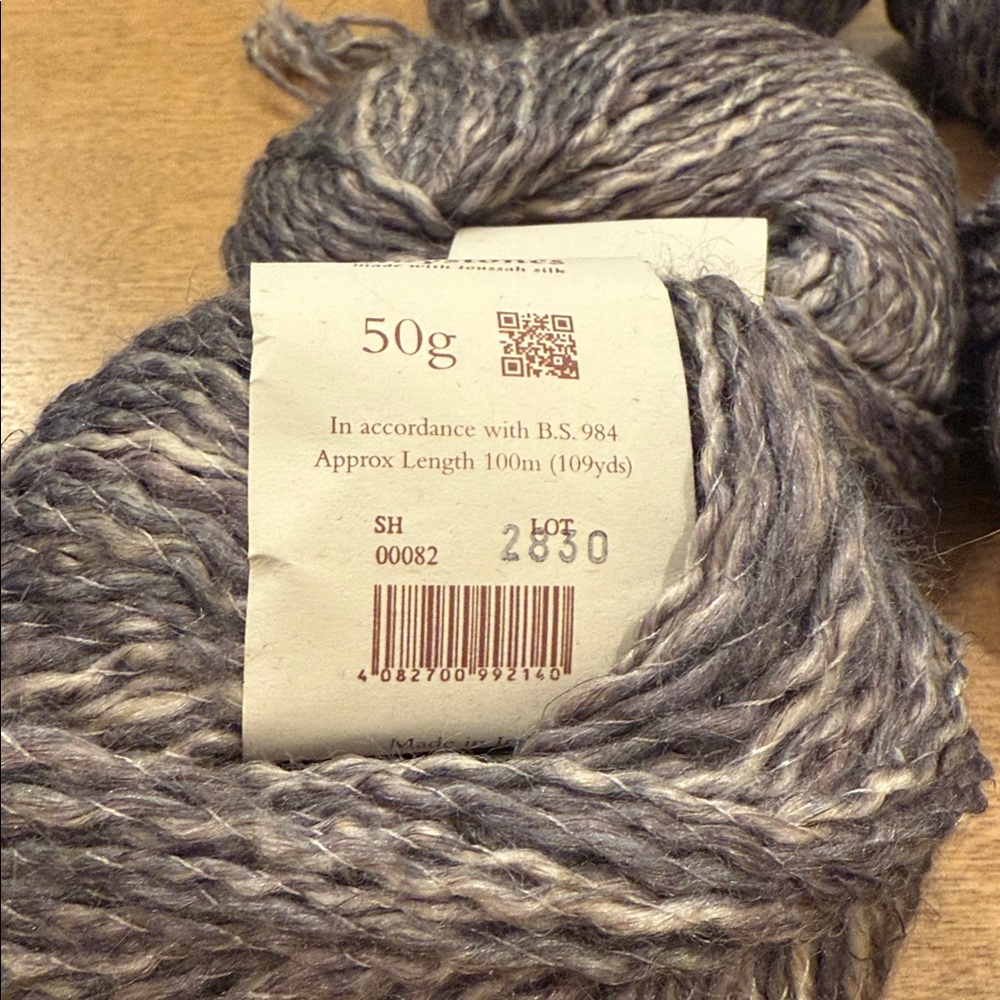ROWAN Silkystones Toussah Silk and Linen Yarn 6 balls - Picture 3 of 5